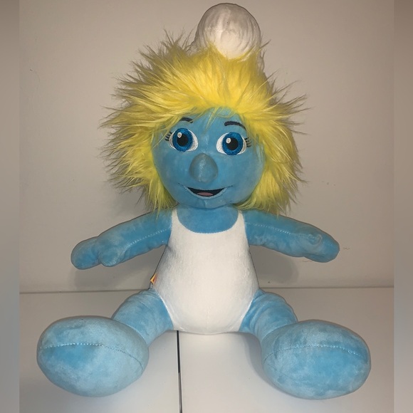 The Smurfs Smurfette Build A Bear BABW Plush Retired 2013 GUC 18” - Picture 1 of 16